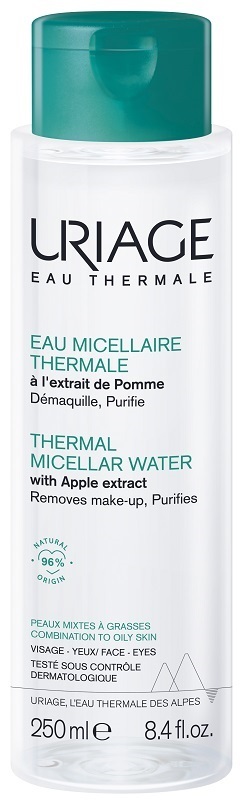 Uriage Acqua Micellare Termale Pelle Mista, Grassa, Acneica, Viso, Deterge, Strucca E Purifica 250 Ml Gel Detergente - Immagine 7