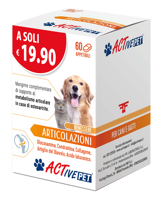 F&F Active Pet Articolazioni Compresse Cani E Gatti 75 G - Immagine 7