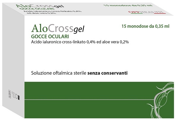 Offhealth Alocross Gel Per Occhio Secco 15 Flaconi Monodose Da 0,35 Ml - Immagine 6