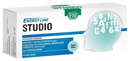 Energy Line Studio Integratore con Pappa Reale e Vitamine 12 Mini Drink - Esi - Immagine 4