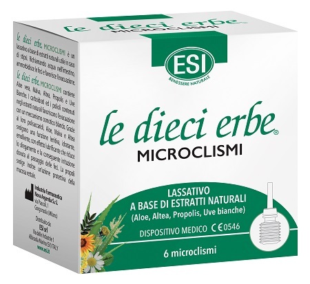 Esi Malva/Bianche Le Dieci Erbe Microclismi 6 Pezzi - Immagine 3