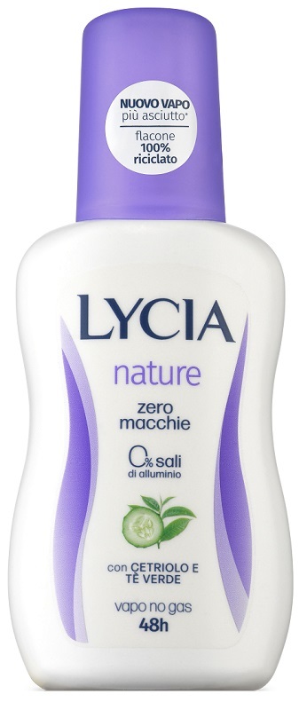 LYCIA VAPO NATURE deodorante cetriolo e te verde noGas 75 ml - Immagine 5