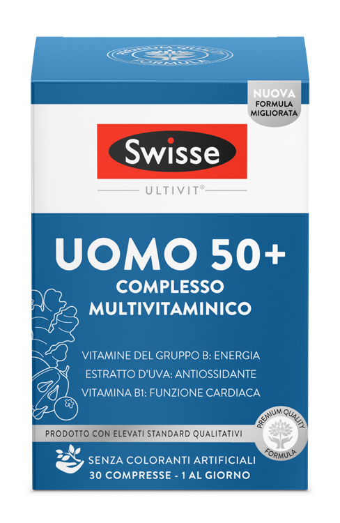 Swisse Uomo 50+ Complesso Multivitaminico 30 Compresse - Integratore Di Vitamine E Minerali - Immagine 7
