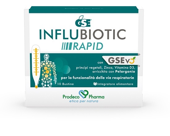 Gse Influbiotic Rapid Integratore Per L'influenza E Sintomi Correlati 10 Bustine - Immagine 3