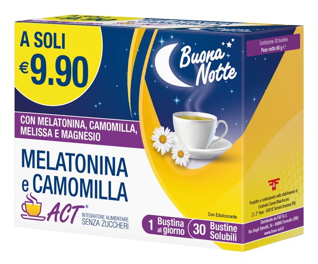 Melatonina act+camomilla30bust - Immagine 7