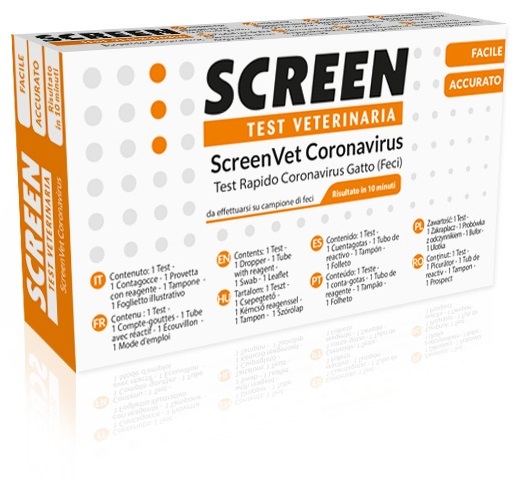 Screen Pharma Screenvet Test Rapido Coronavirus Feci Gatto - Immagine 2