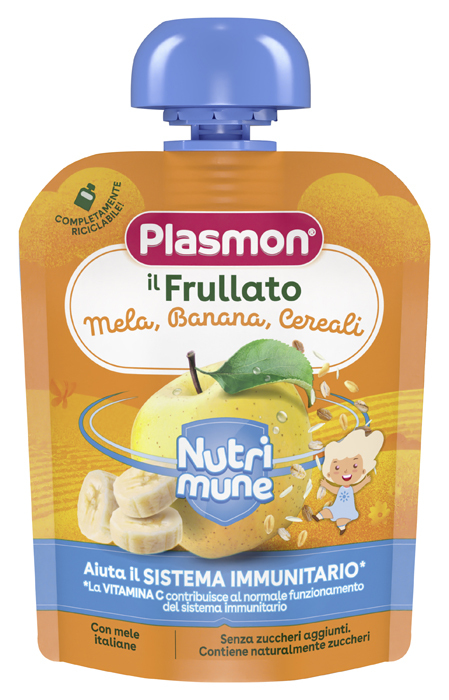Plasmon Il Frullato Mela, Banana, Cereali - 85G - Immagine 4