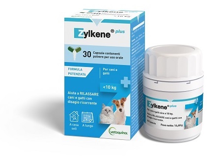 Zylkene Plus Mangime Complementare Rilassante Cani Gatti 10kg 30 Capsule - Vetoquinol - Immagine 4