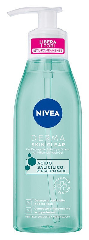 Nivea Derma Skin Clear Gel Detergente Anti-Imperfezioni 150 ml - - - Immagine 7