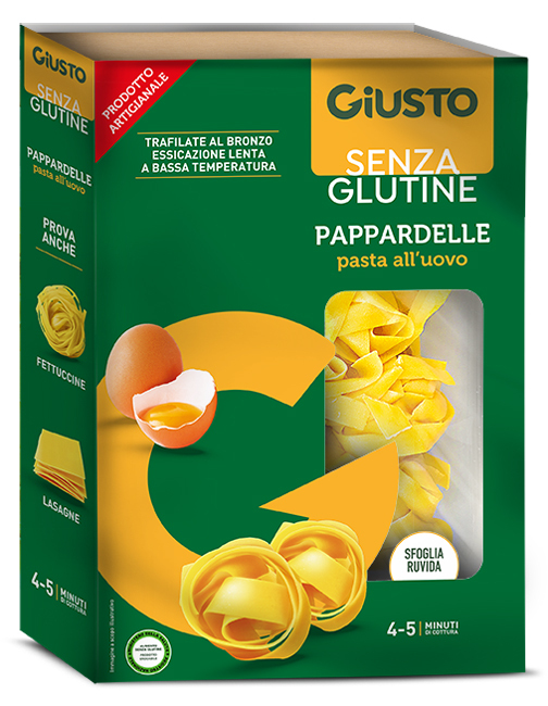 Giusto Senza Glutine Pappardelle All'uovo 250 G - Immagine 3