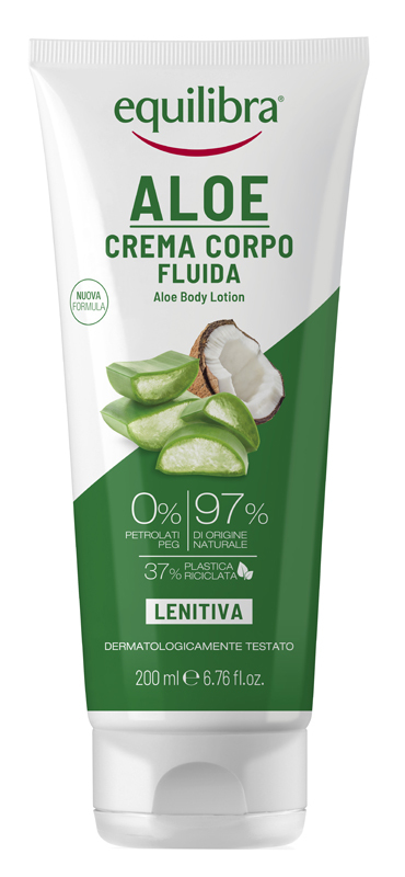 Equilibra Srl Crema Equilibra Aloe C/Corpo Fluida 200M - Immagine 3