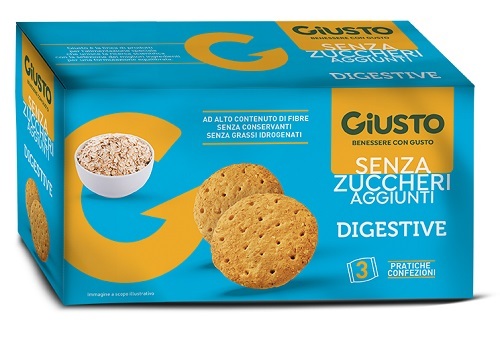 Giusto Senza Zucchero Biscotti Digestive 3 Pezzi Da 75 G 3X75 G - Immagine 5