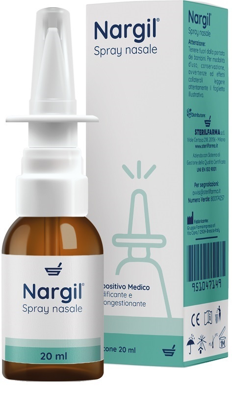 Nargil Spray Nasale Idratante, Fluidificante e Decongestionante 20 ml - Immagine 5