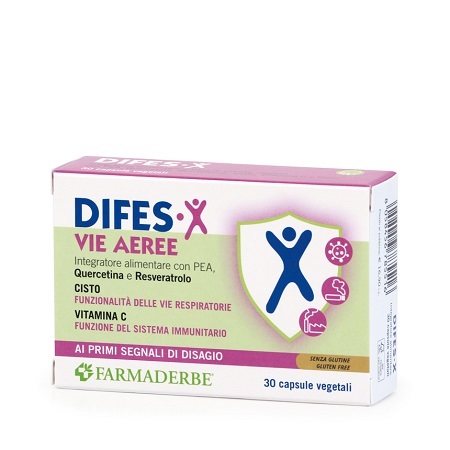Difes X Vie Aeree 30 Capsule - Integratore Per Le Vie Respiratorie - Immagine 3