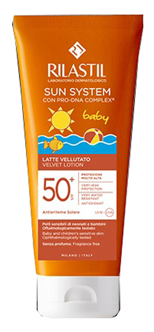 Rilastil Sun System Latte Vellutato Baby SPF50+ - Protezione solare molto alta per bambini - 250 ml - Immagine 5