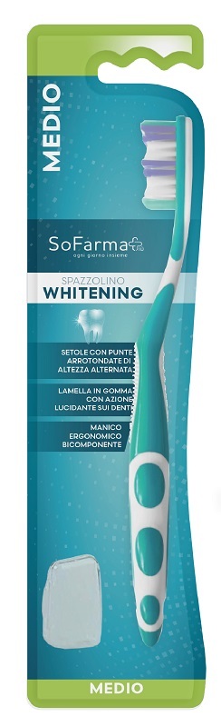 So.farma.morra Bianchi/Bianco Spazzolino White Setole Medie Sofarmapiu' - Immagine 3