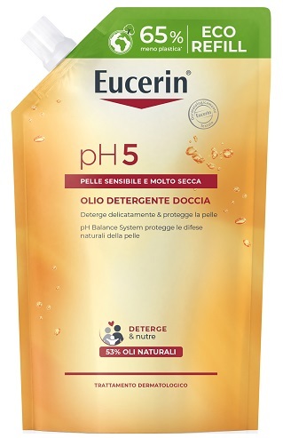 EUCERIN Ph5 - Olio Detergente Doccia Per Pelle Secca E Sensibile Refill 400 Ml - Immagine 8