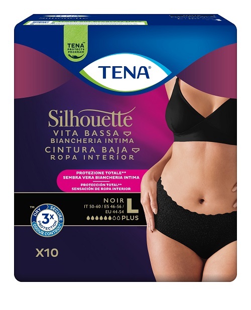 Essity Mutandine Assorbenti Tena Silhouette Noir Taglia L, 10 Pezzi - Immagine 6