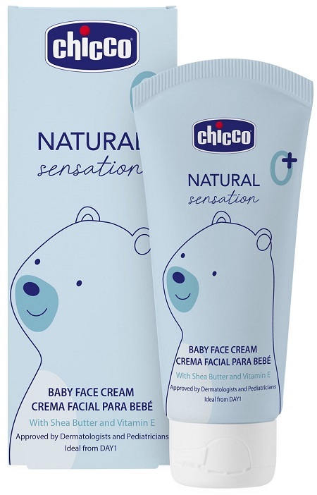 Chicco Crema Natural Sensation Viso Idratante Per Bambini 50Ml - Immagine 7
