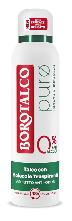 Manetti & Roberts Deodorante Spray Borotalco Deo Puro Senza Alcool, 150Ml - Immagine 9