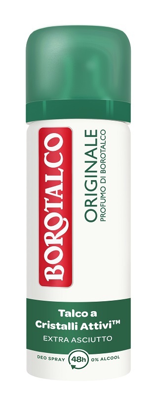 Borotalco Bianchi Originale Profumo Di Deodorante Talco A Cristalli Attivi Extra Asciutto 50 Ml Spray - Immagine 5