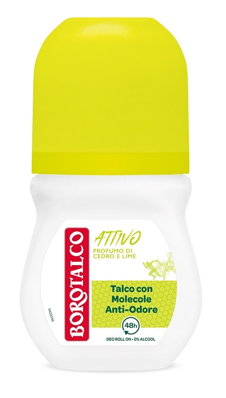 Borotalco - Attivo - Profumo Di Cedro E Lime - Deodorante 50 Ml Roll-On - Immagine 6