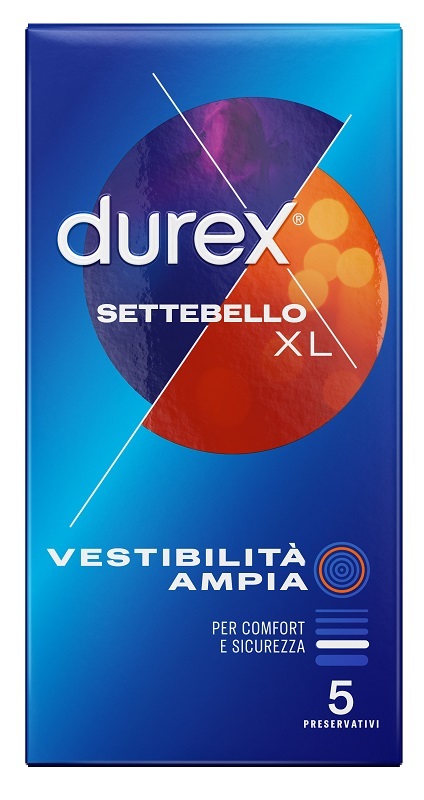 Profilattico Durex Settebello xl 5 Pezzi - Immagine 5
