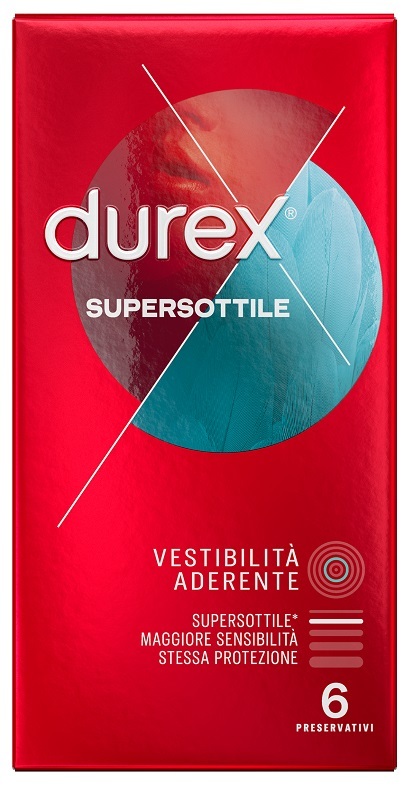 Durex Supersottile, Preservativi Ultra Sottili Vestibilità Aderente, 6 Profilattici St Bambino - Immagine 7