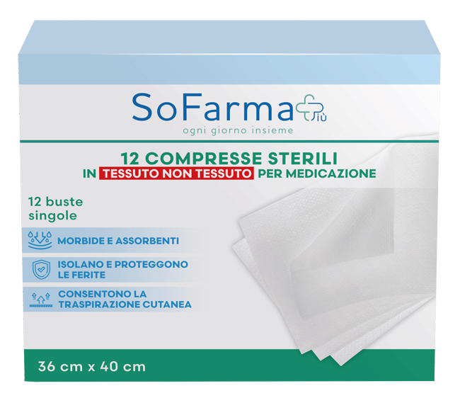 SF+ COMPRESSE TNT 36X40 12P - Immagine 2