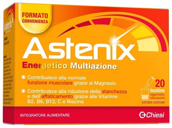 Chiesi Farmaceutici Spa Astenix Integratore Energetico Multiazione 20 Bustine - Immagine 3