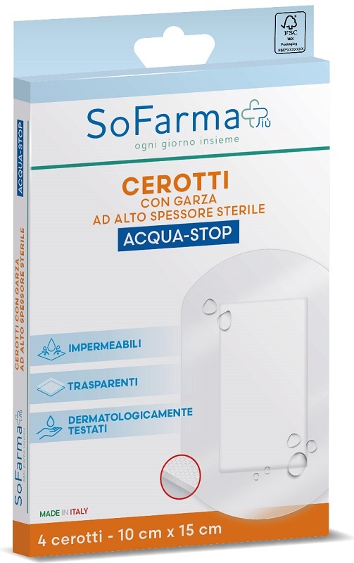 Cerotti Trasparenti Impermeabili Acqua-Stop - 4 Cerotti Da 10 x 15 cm - Immagine 4
