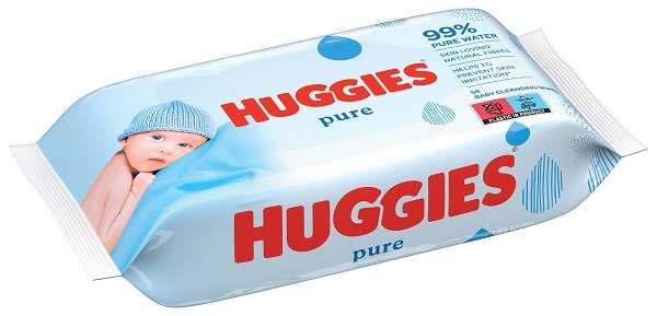 Huggies Salviettine Umidificate Pure (1 X 56 Pz.) - Immagine 4