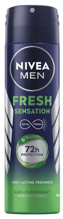 Nivea - Men - Fresh Sensation - Deodorante Per Uomo 150 Ml Spray - Immagine 6