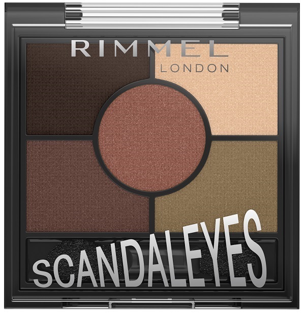 RIMMEL Scandaleyes 5 Pan - Palette Ombretti N. 02 Brixton Brown - Immagine 6