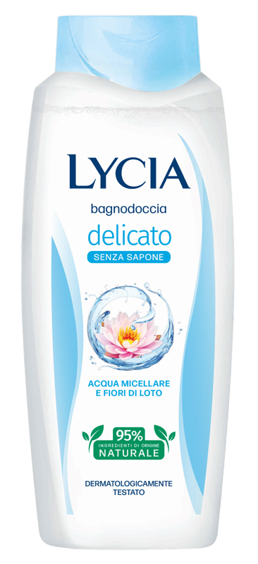 Lycia Bagnodoccia Delicato con Acqua Micellare e Fiori di Loto 750ml - Lycia - Immagine 5