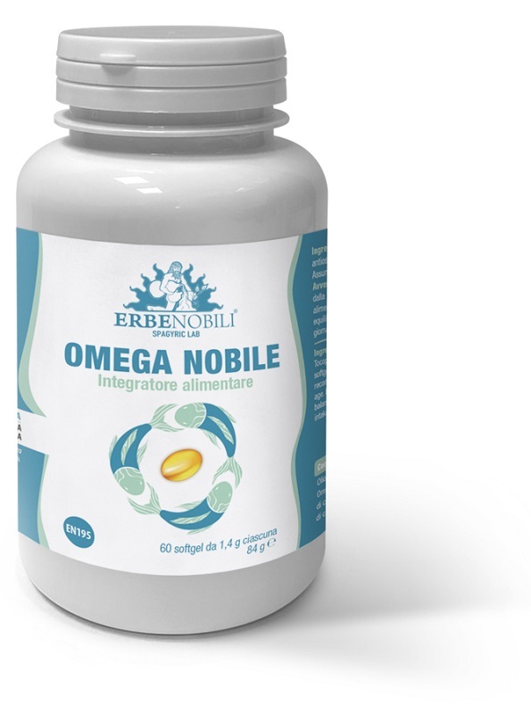 Erbenobili Omega Nobile Integratore Di Omega 3 Per La Funzione Cardiaca 60 Softgel - Immagine 3