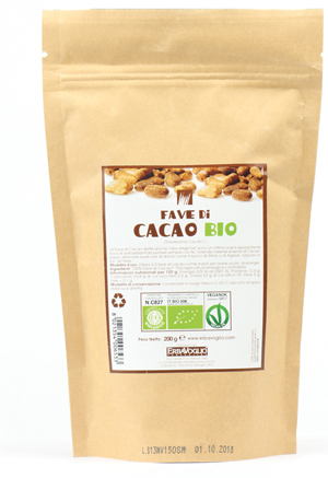 Erbavoglio Cacao Fave Bio 200 G - Immagine 3