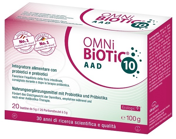 Institut Allergosan Integratore Omni Biotic 10 Aad Kids, 20 Bustine - Immagine 4