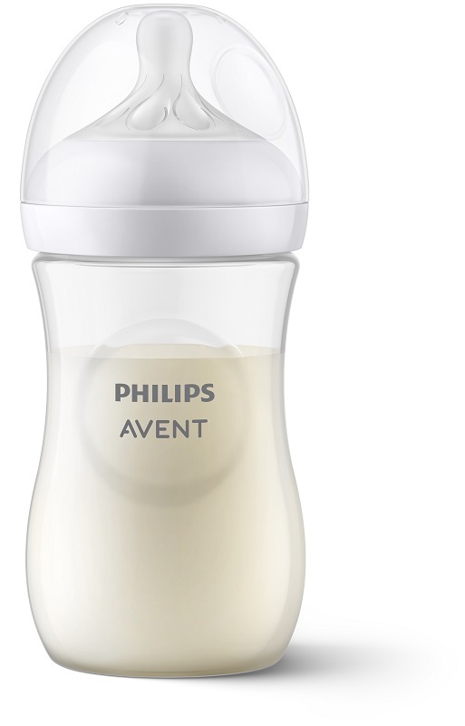 Avent Biberon Natural Trasparente Con Tettarella Flusso 3 260Ml - Immagine 6