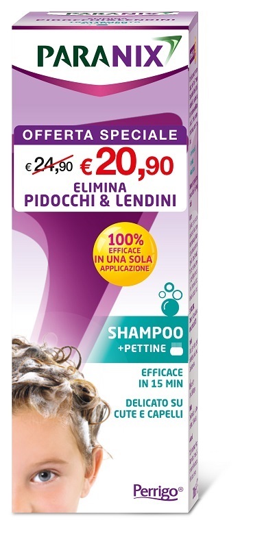 Paranix Shampoo Trattamento Taglio Prezzo 200 Ml - Immagine 3