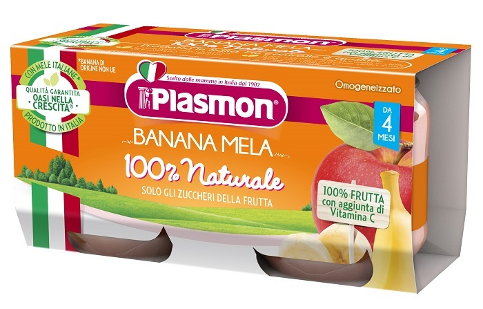 Plasmon Omogeneizzato Banana Mela 2 X 80 G - Immagine 4