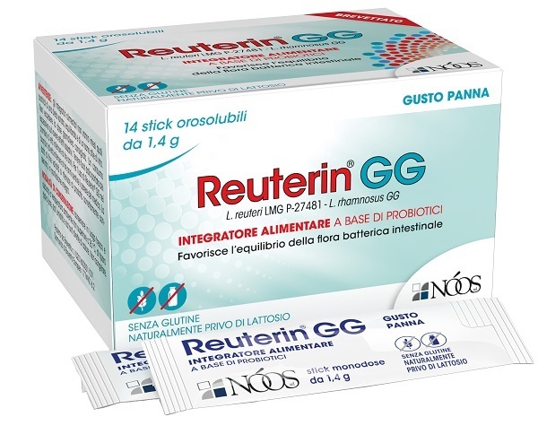 Reuterin Gg Probiotici Gusto Panna 14 Stick Orosolubili - Immagine 6