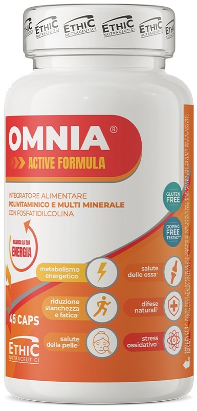 EthicSport Omnia Active Formula 45 Capsule - Integratore Polivitaminico e Multiminerale - Immagine 5