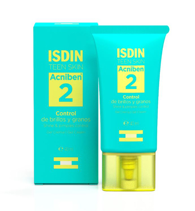 Isdin Acniben Gel Cream Crema Viso Per Pelle Grassa Tendenza Acneica 40 Ml - Immagine 3