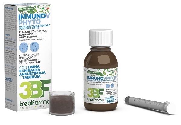 TREBIFARMA Immunov Phyto - Mangime complementare per difese immunitarie nei cani e gatti 100 ml - Immagine 6