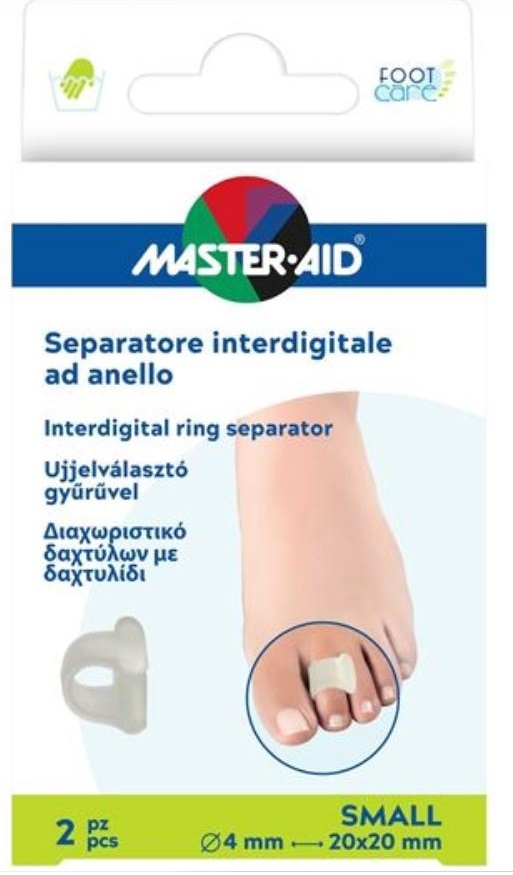 Master Aid Separatore Dita Master-Aid Footcare Per Dita Sovrapposte Large 2 Pezzi - Immagine 5