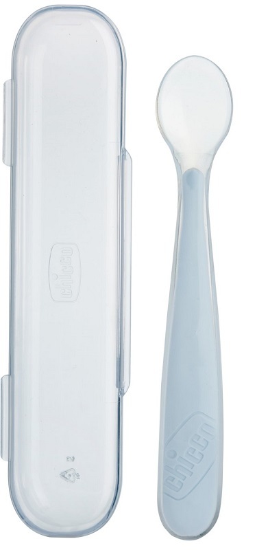 Chicco Cucchiaio morbido in silicone 6m+ grigio - Immagine 7
