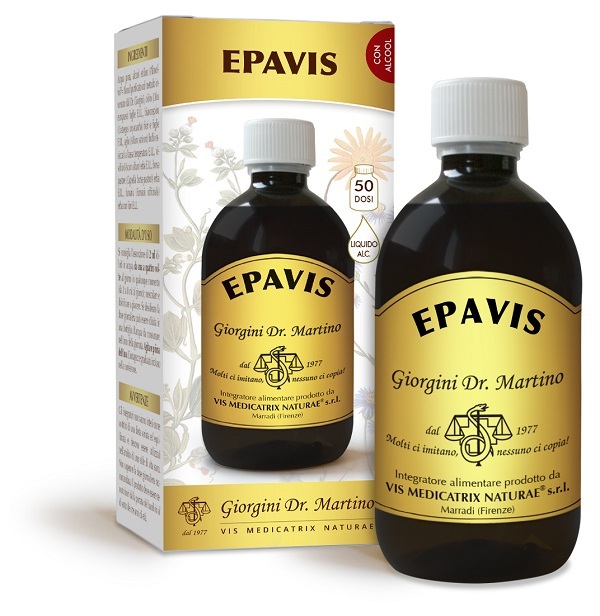 Epavis Liquido Alcoolico 500 Ml - Integratore per la funzione epatica - Immagine 4