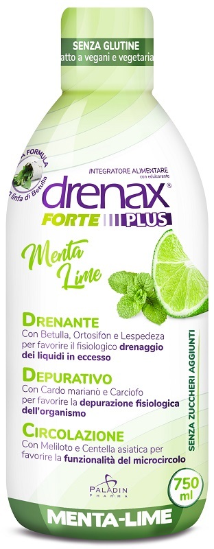 Paladin Pharma Rossa/Nero Drenax Forte Plus Menta/Lime 750 Ml - Immagine 8