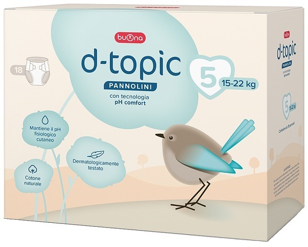 Steve Jones Srl D-Topic Pannolini Taglia 5 18 Pezzi - Immagine 5